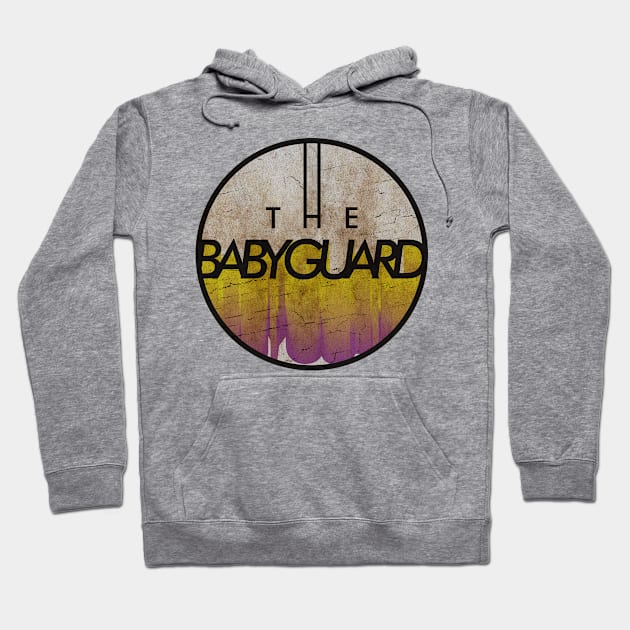 THE BABYGUARD - VINTAGE YELLOW CIRCLE Hoodie by GLOBALARTWORD